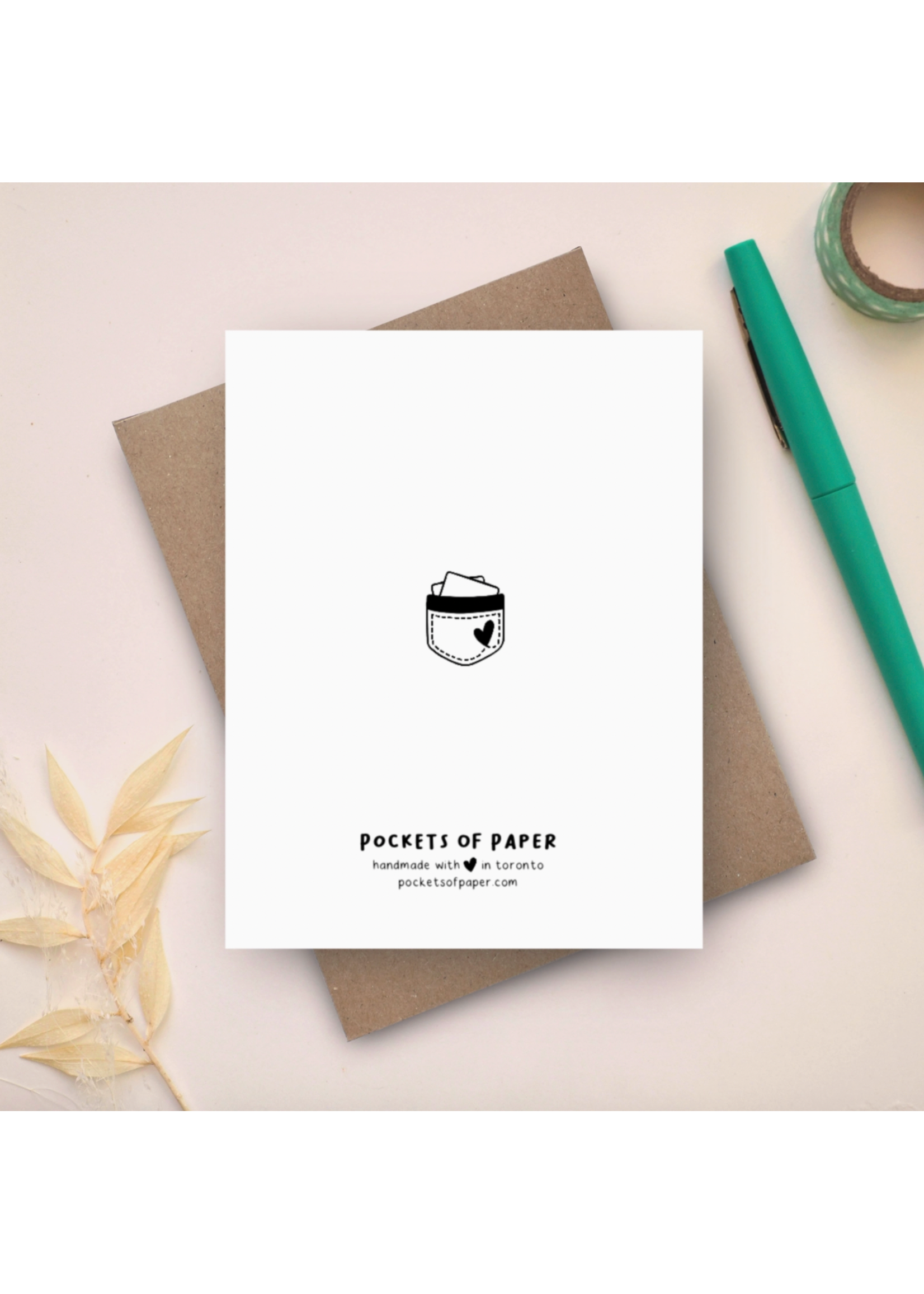 Pockets of Paper Lost Count Cupcake Greeting Card