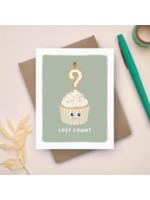 Pockets of Paper Lost Count Cupcake Greeting Card