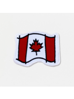 Carolyn Draws Canada Flag Embroidered Iron on Patch