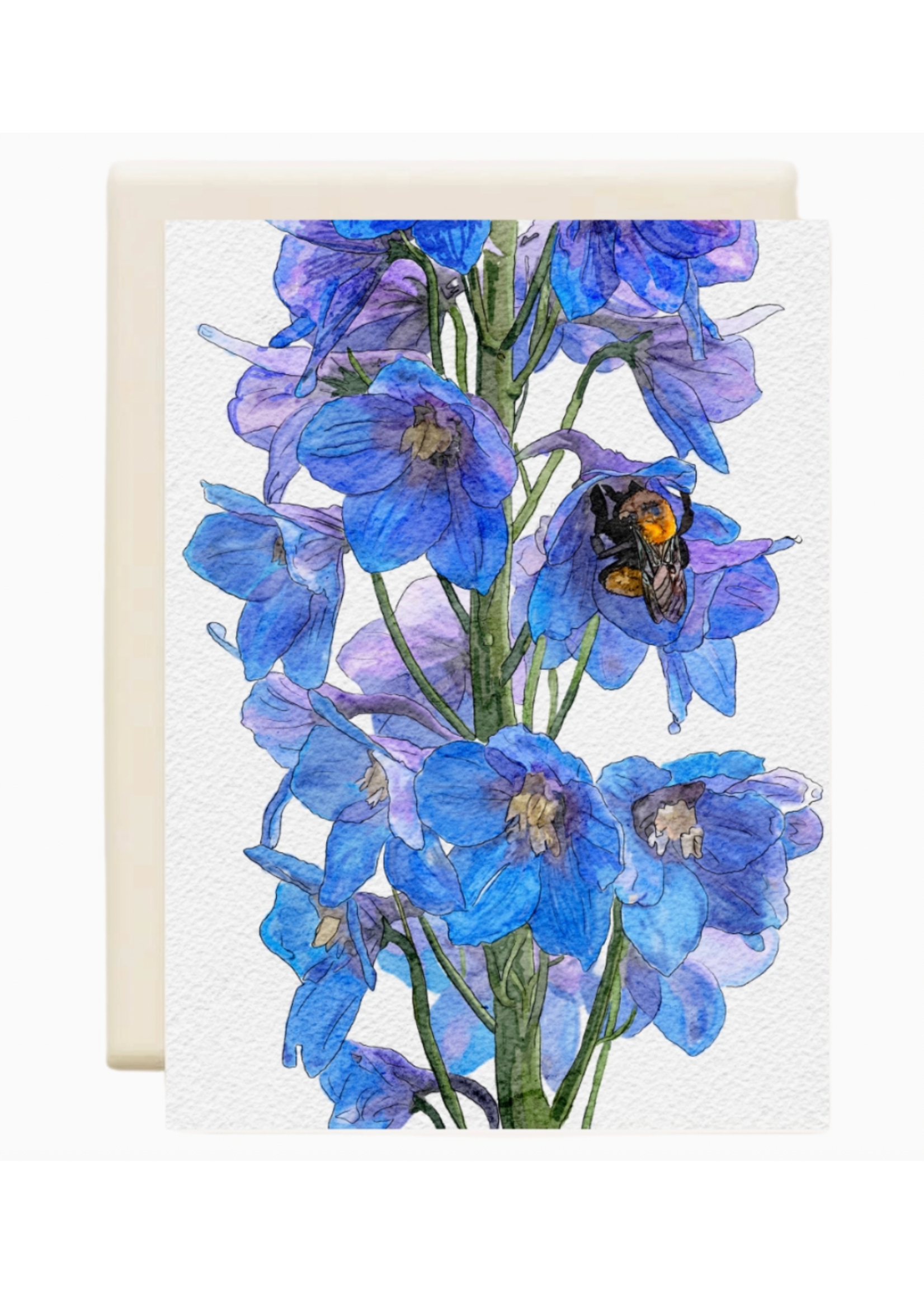 Inkwell Cards Delphinium