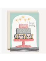 Inkwell Cards Sparkler Birthday Cake