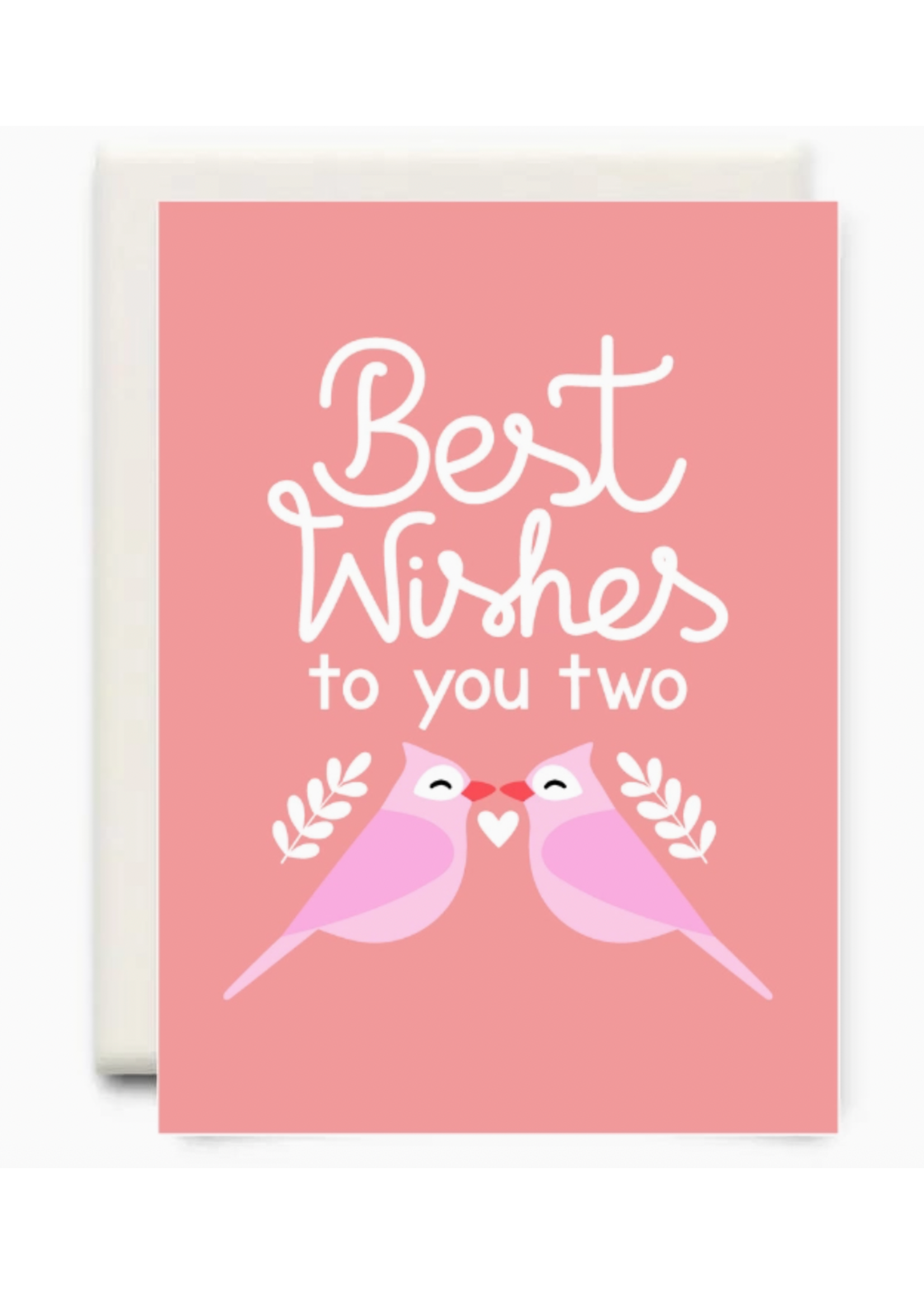 Inkwell Cards Best Wishes for You Two Birds