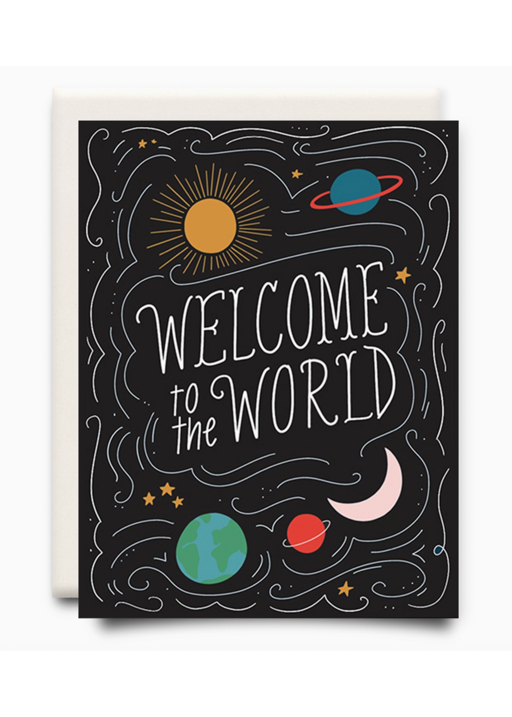 Inkwell Cards Welcome to the World Solar System