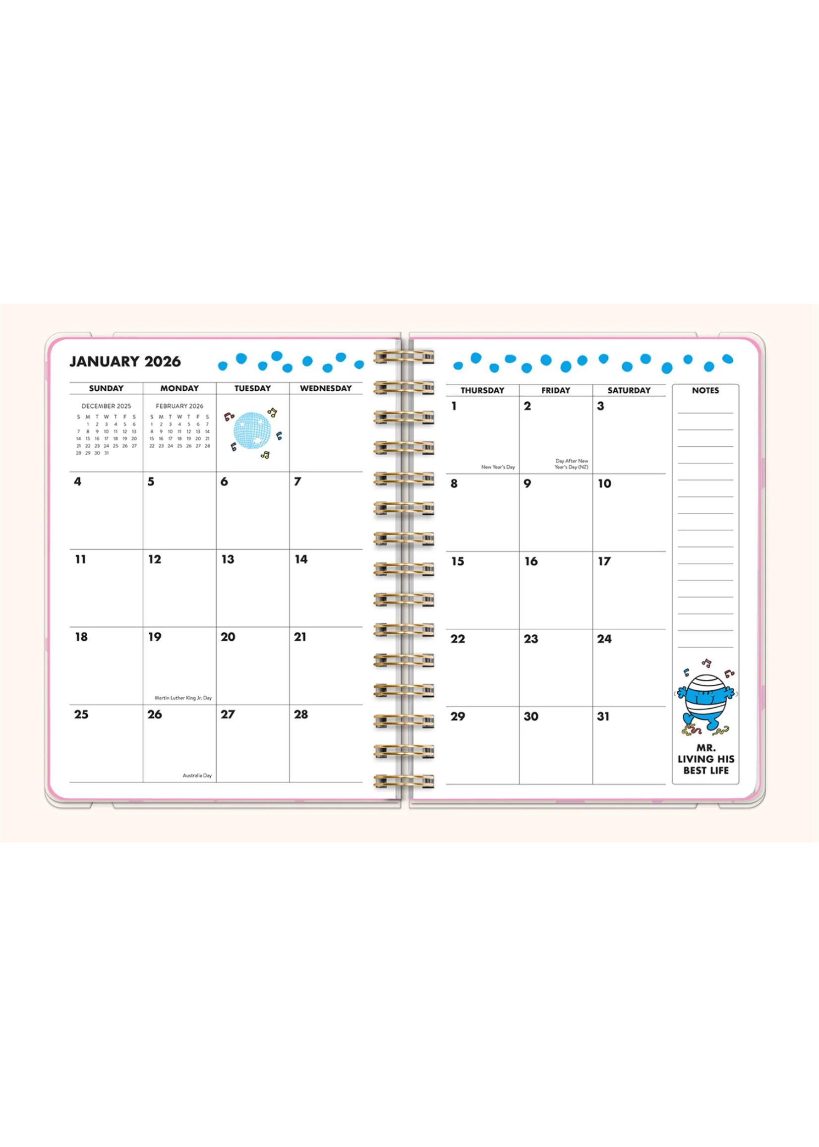 Studio Oh! Little Miss See You There Planner 17 Months 2026