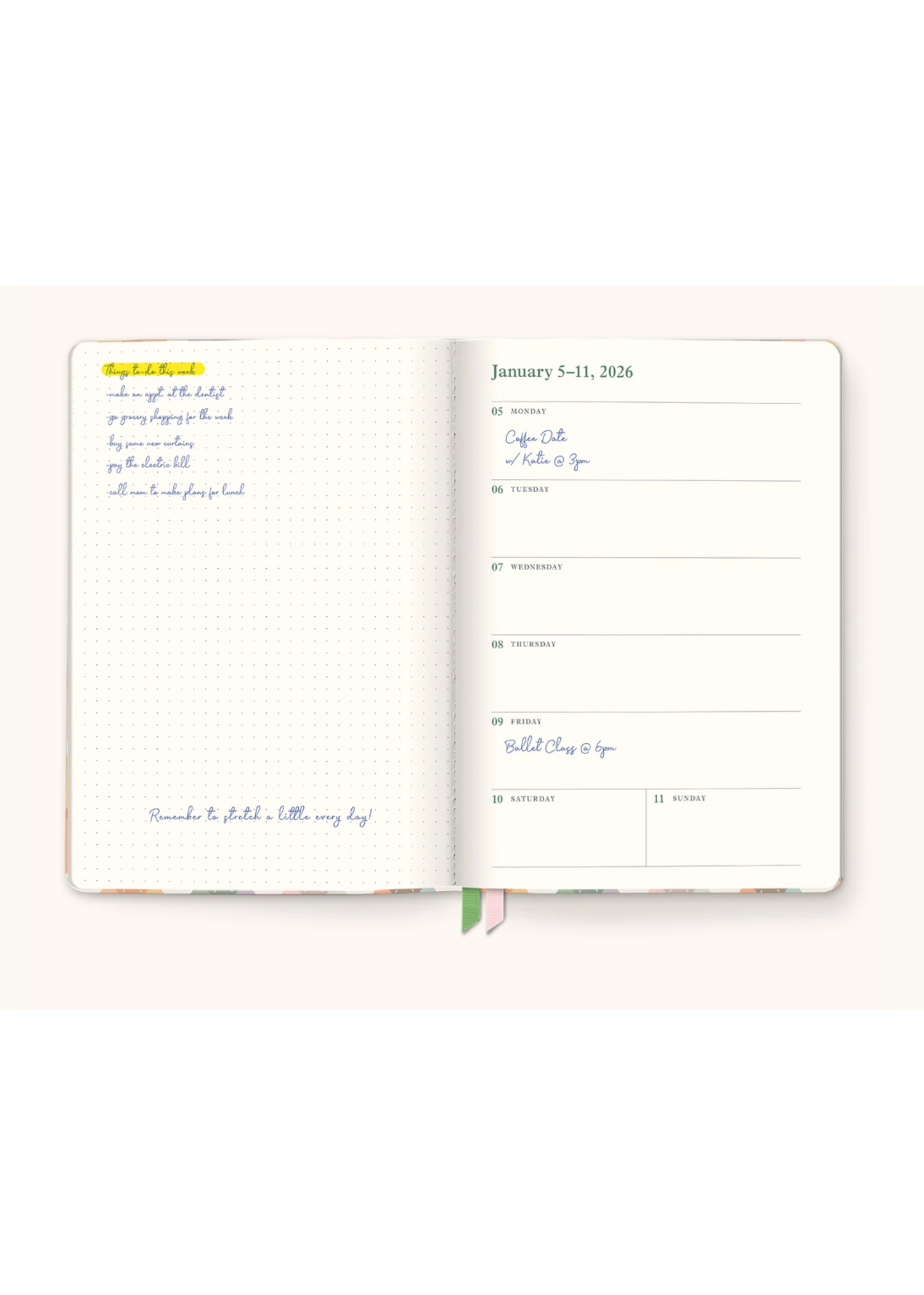 Studio Oh! As If Argyle Clara Clothbound Planner 2026