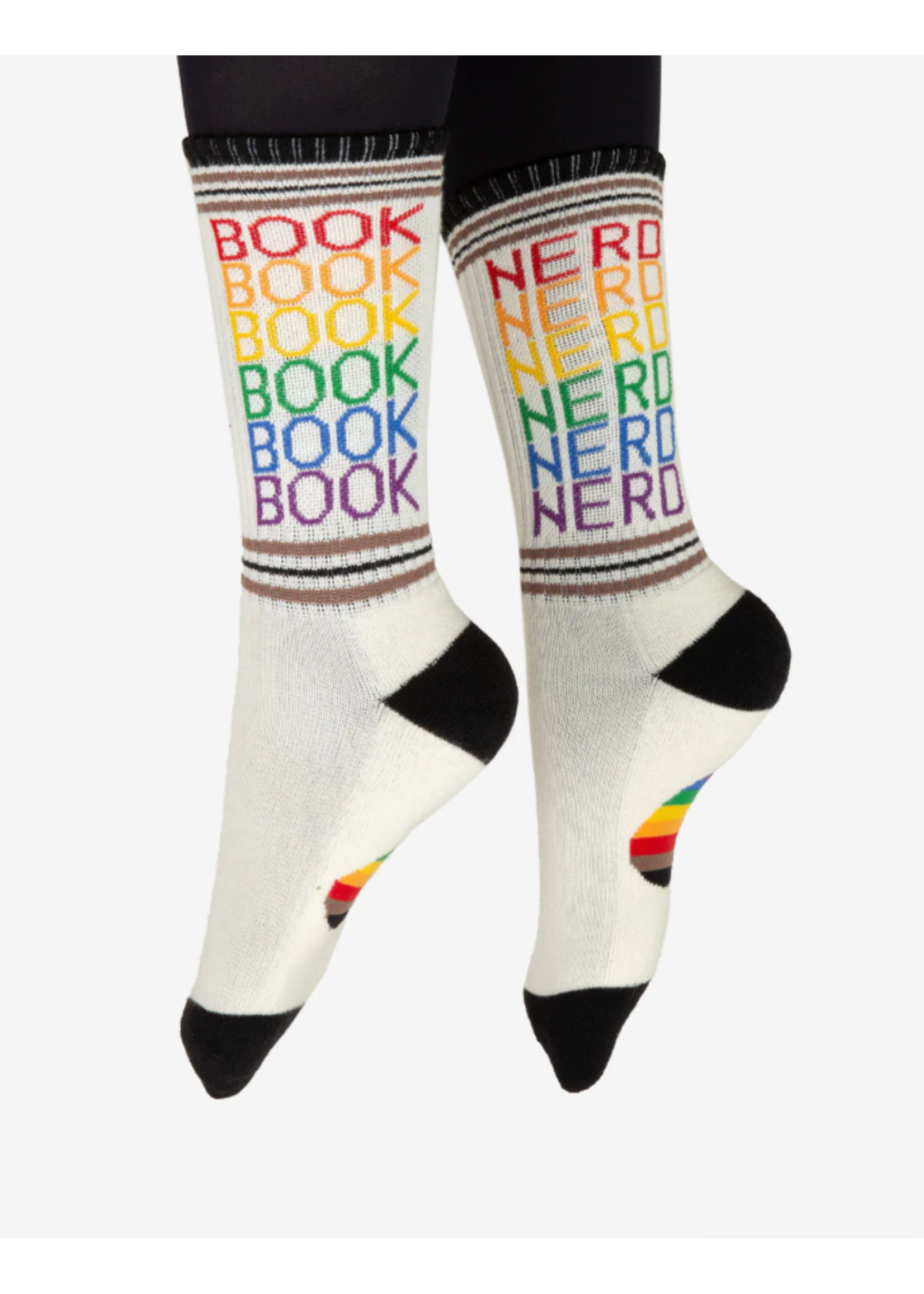 Out of Print Book Nerd Pride Adult Socks