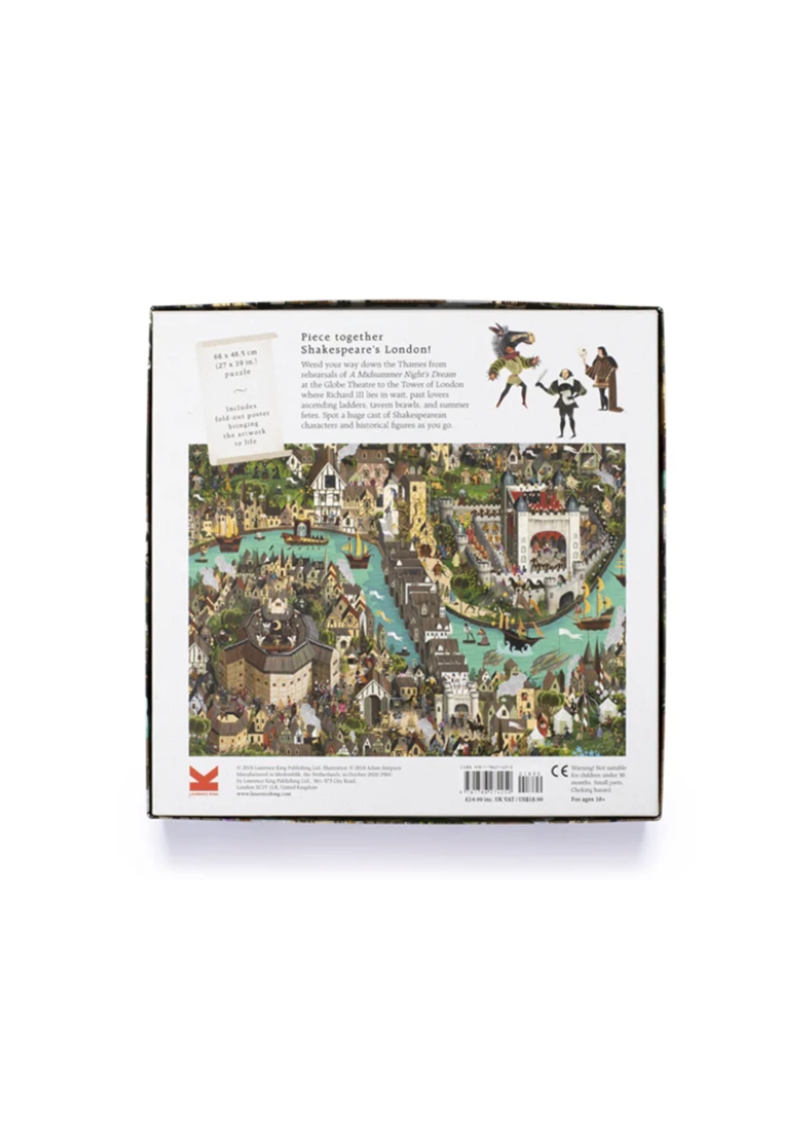 Laurence King World of William Shakespeare 1000 pieces Puzzle