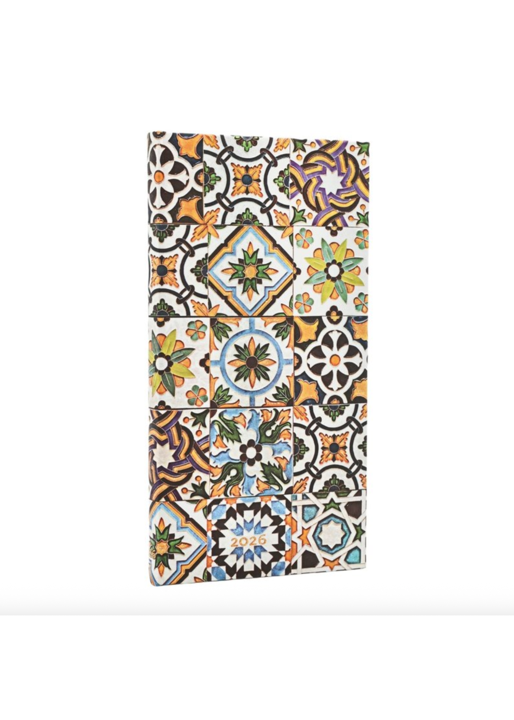 Paperblanks 2026 12 Month Planner Porto Portuguese Tiles Slim