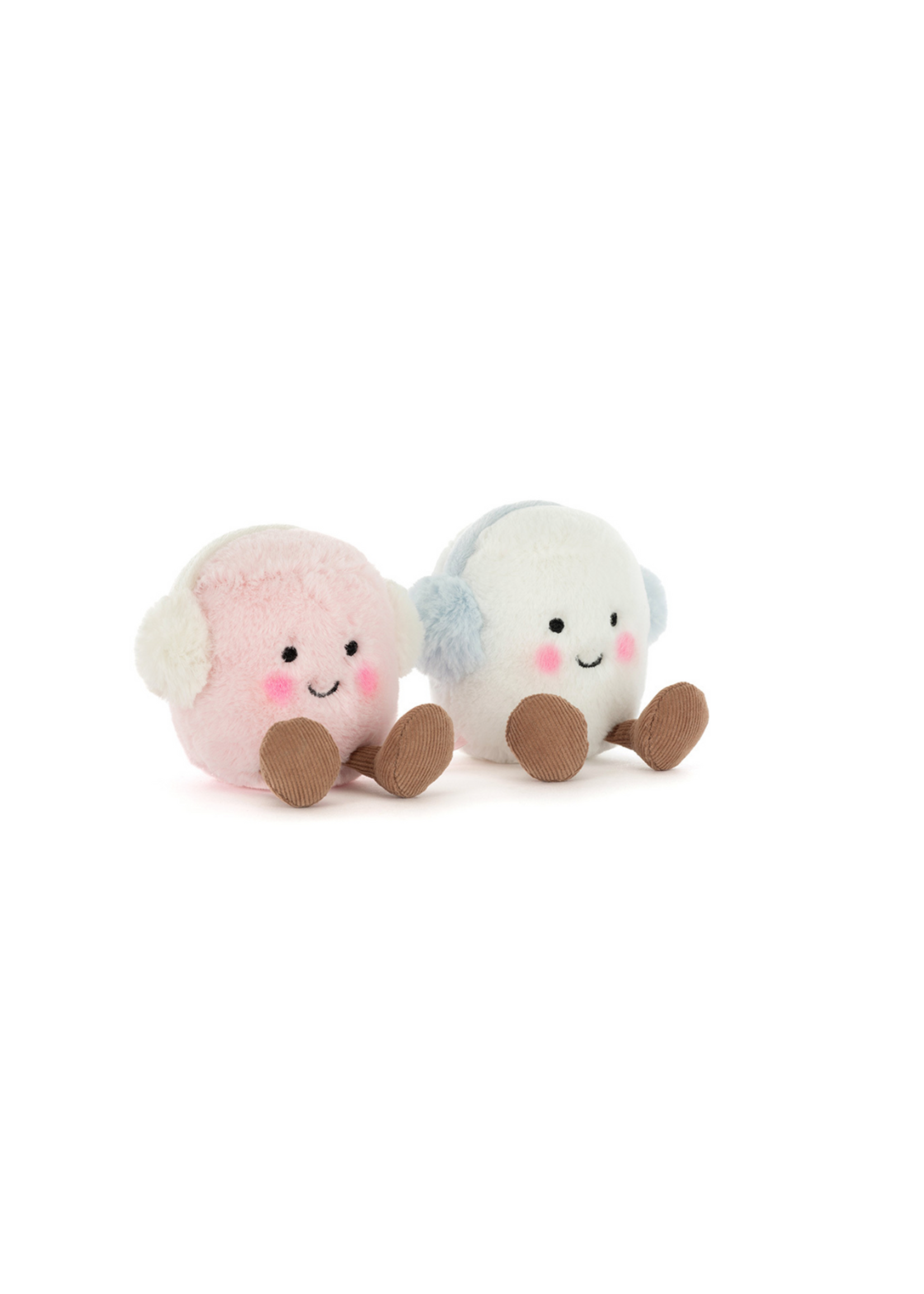 Jellycat Amuseables Toastie Pink and White Marshmallows Jellycat