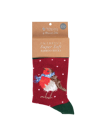 Wrendale Designs Robin Seasons Tweetings Childrens Socks 9 to 12