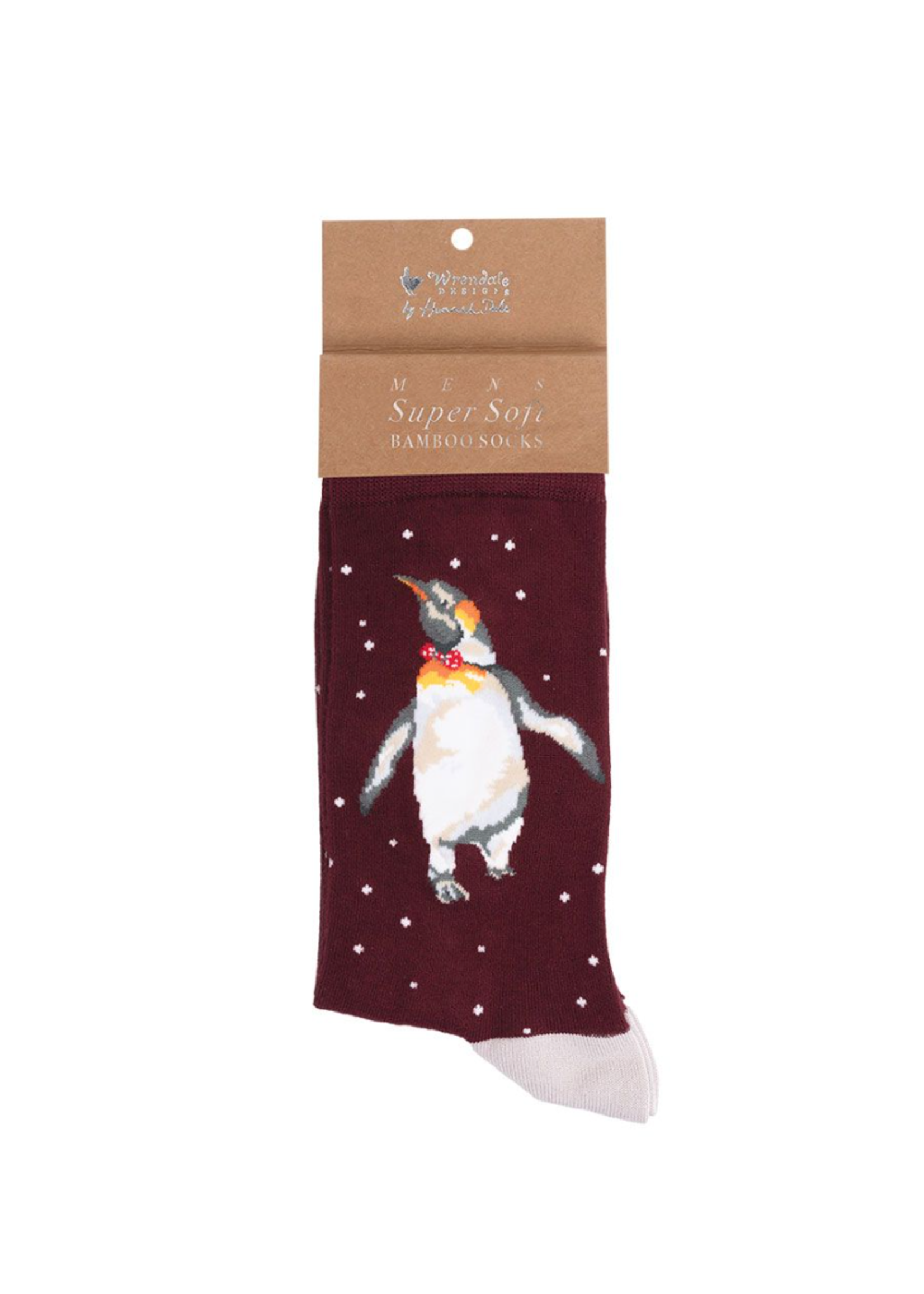 Wrendale Designs King Penguin Christmas Mens Socks