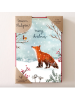 Louise Mulgrew Pack 8 Cards Donkey and Fox