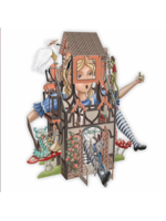 Paper D'Art 3D Pop Up Card Alice in Wonderland House