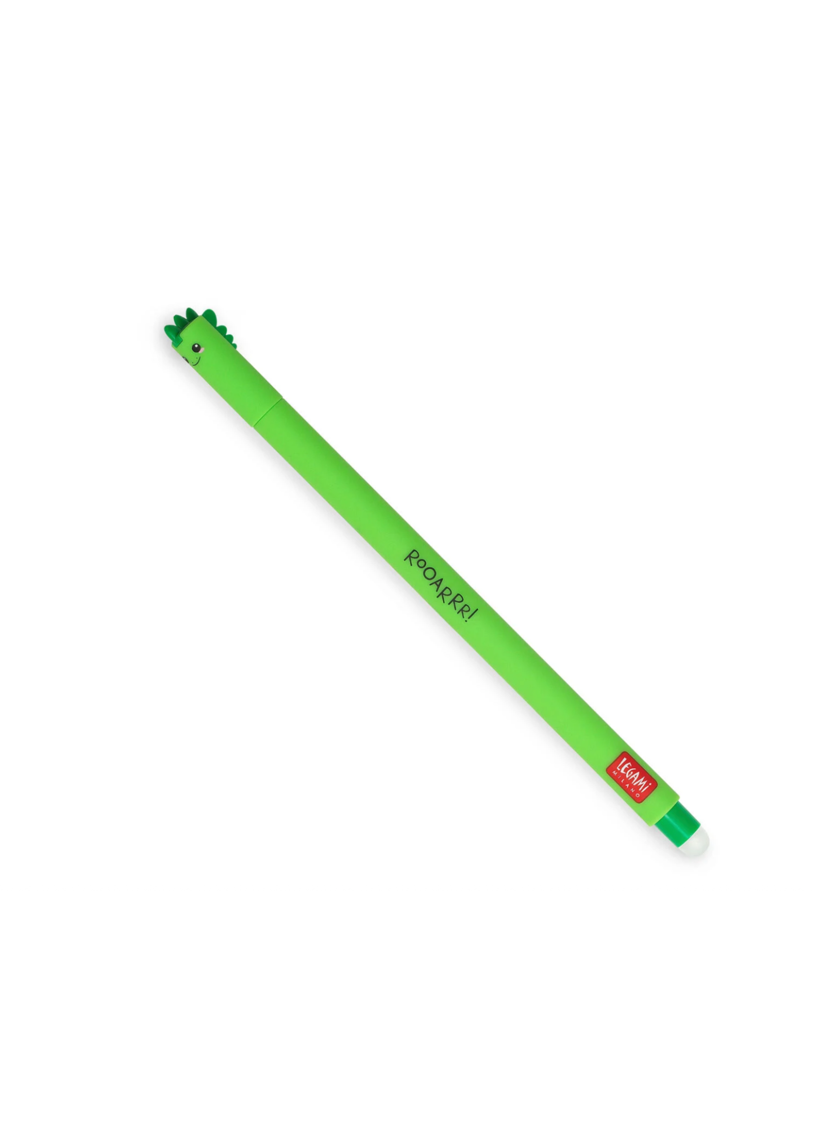 Legami Rooarrr! Dinosaur Erasable Pen Green