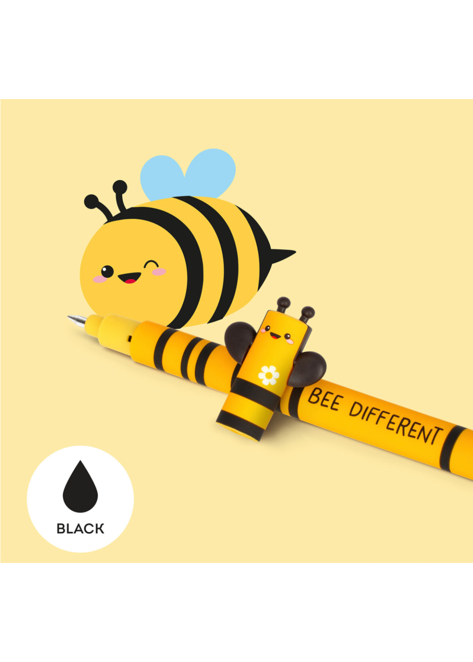 Legami Bee  Erasable Pen Black Ink