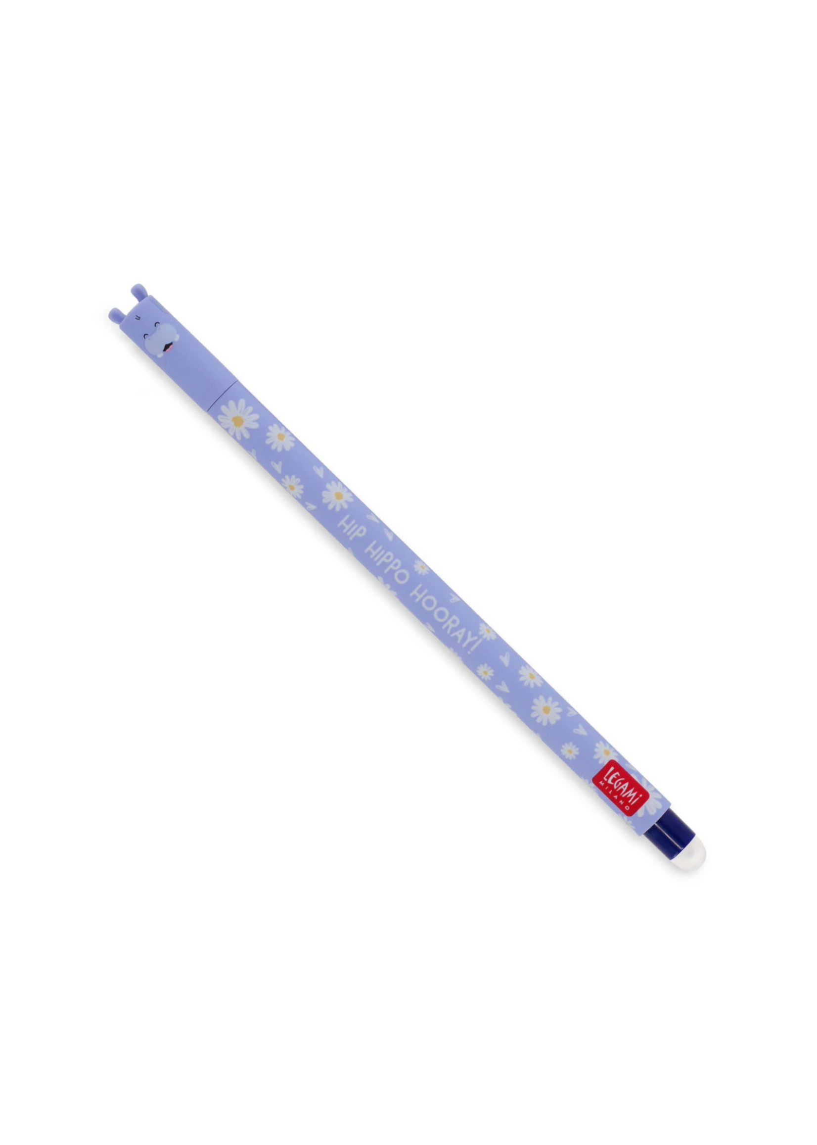 Legami Hippo Erasable Pen Blue Ink