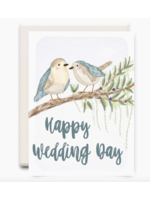 Inkwell Cards Happy Wedding Day Birds
