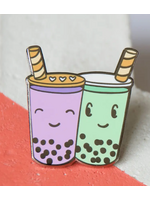 Hop & Flop Bubble Tea Enamel Pin