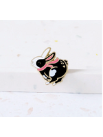 Hop & Flop Bunny and Scarf Enamel Pin