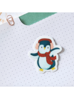 Hop & Flop Dancing Penguin Vinyl Sticker