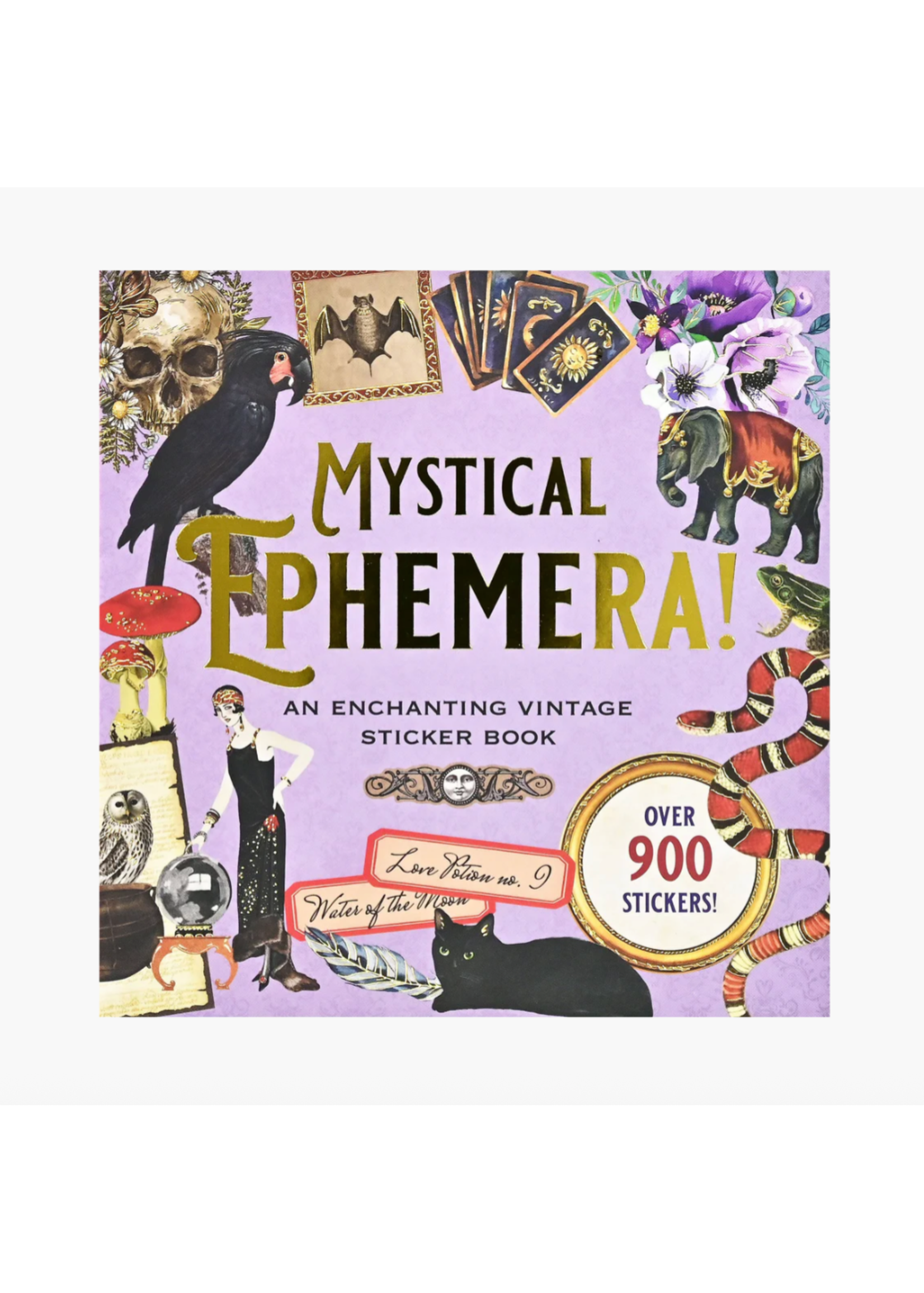Peter Pauper Press Mystical Ephemera Sticker Book