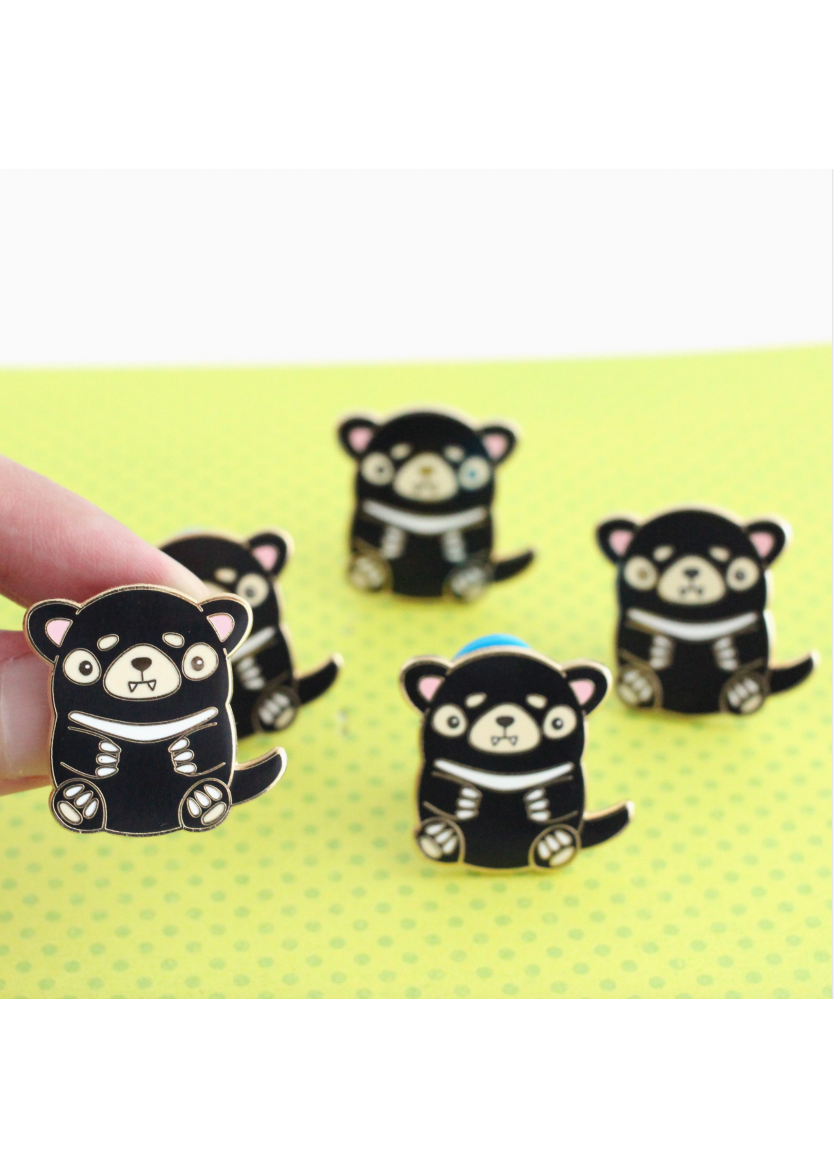 Wild Whimsy Woolies Tasmanian Devil Enamel Pin