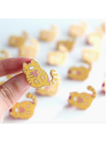 Wild Whimsy Woolies Orange Tabby Cat Enamel Pin