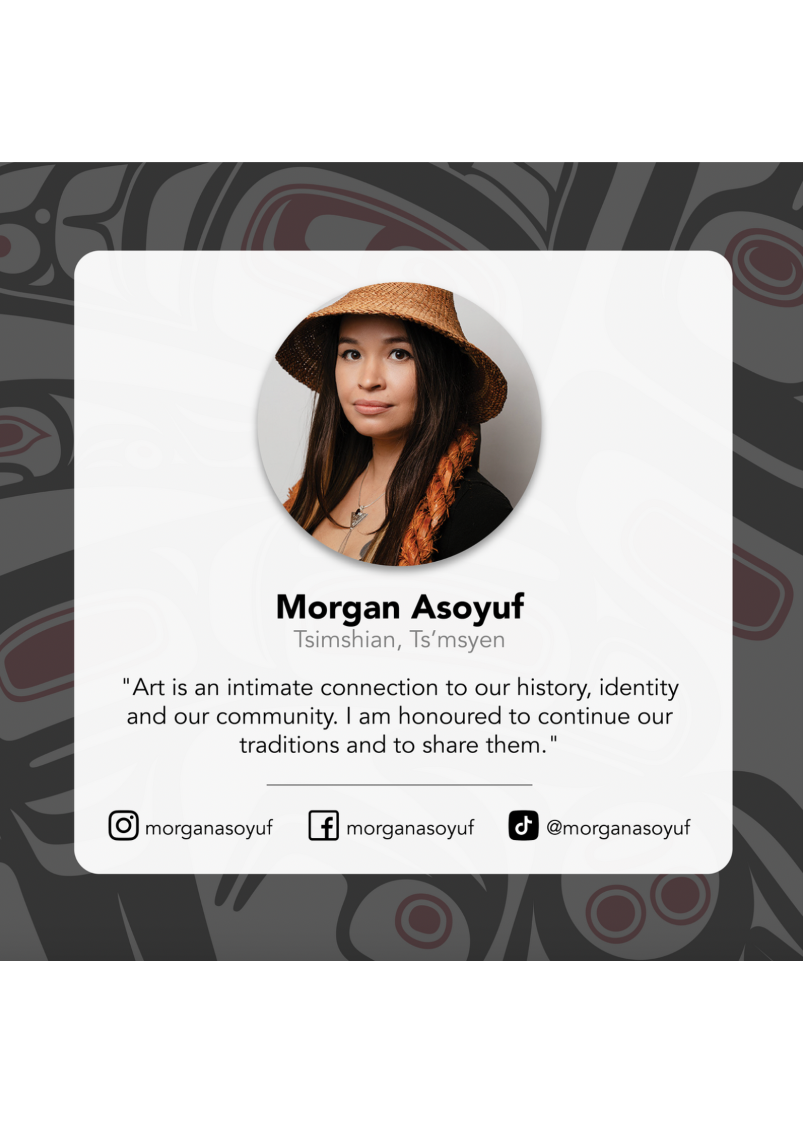 Native Northwest Zipper Card Wallet Orca Song by Morgan Asoyuf