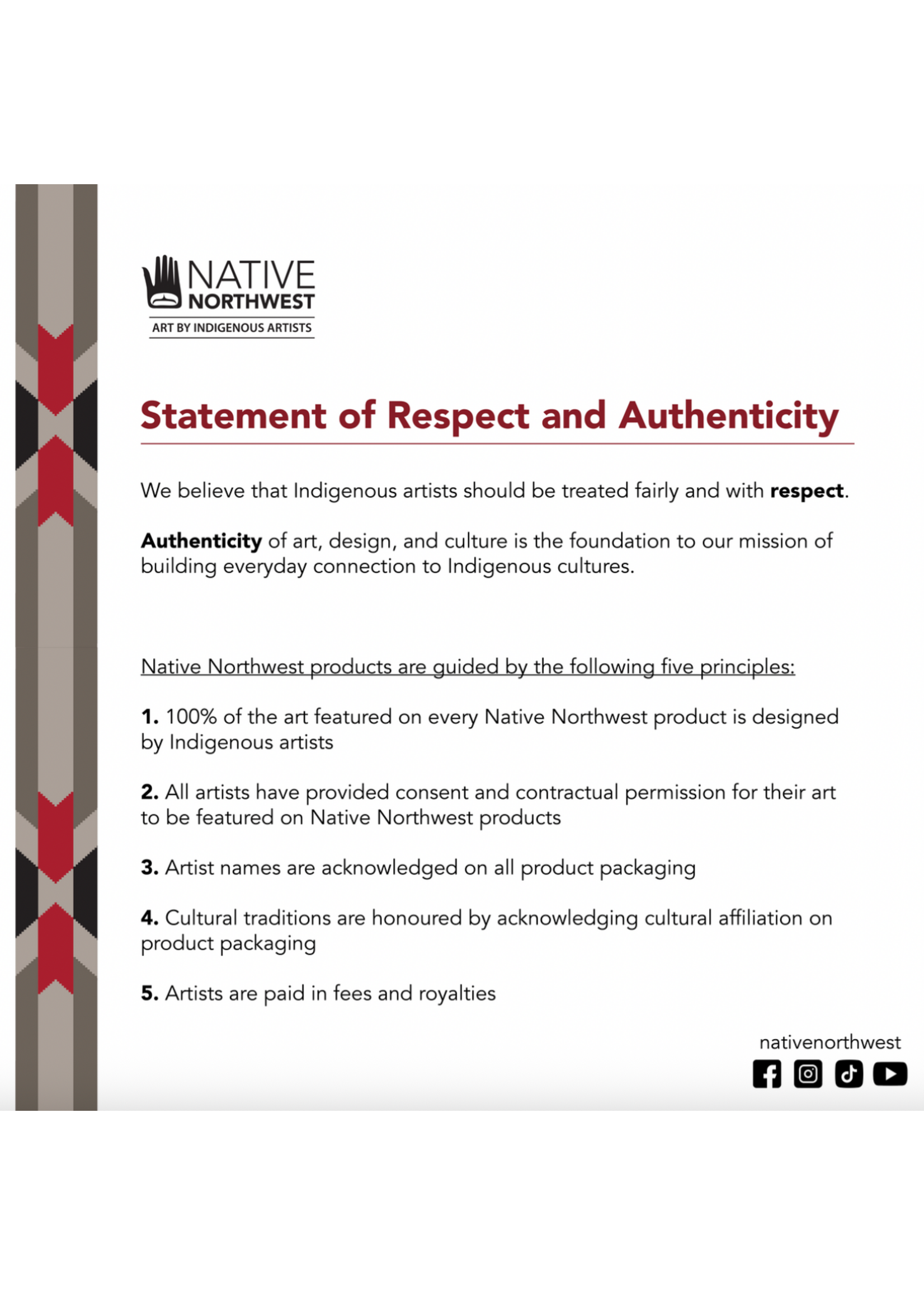 Native Northwest Foldable Shopping Bag Eagle Crest Black