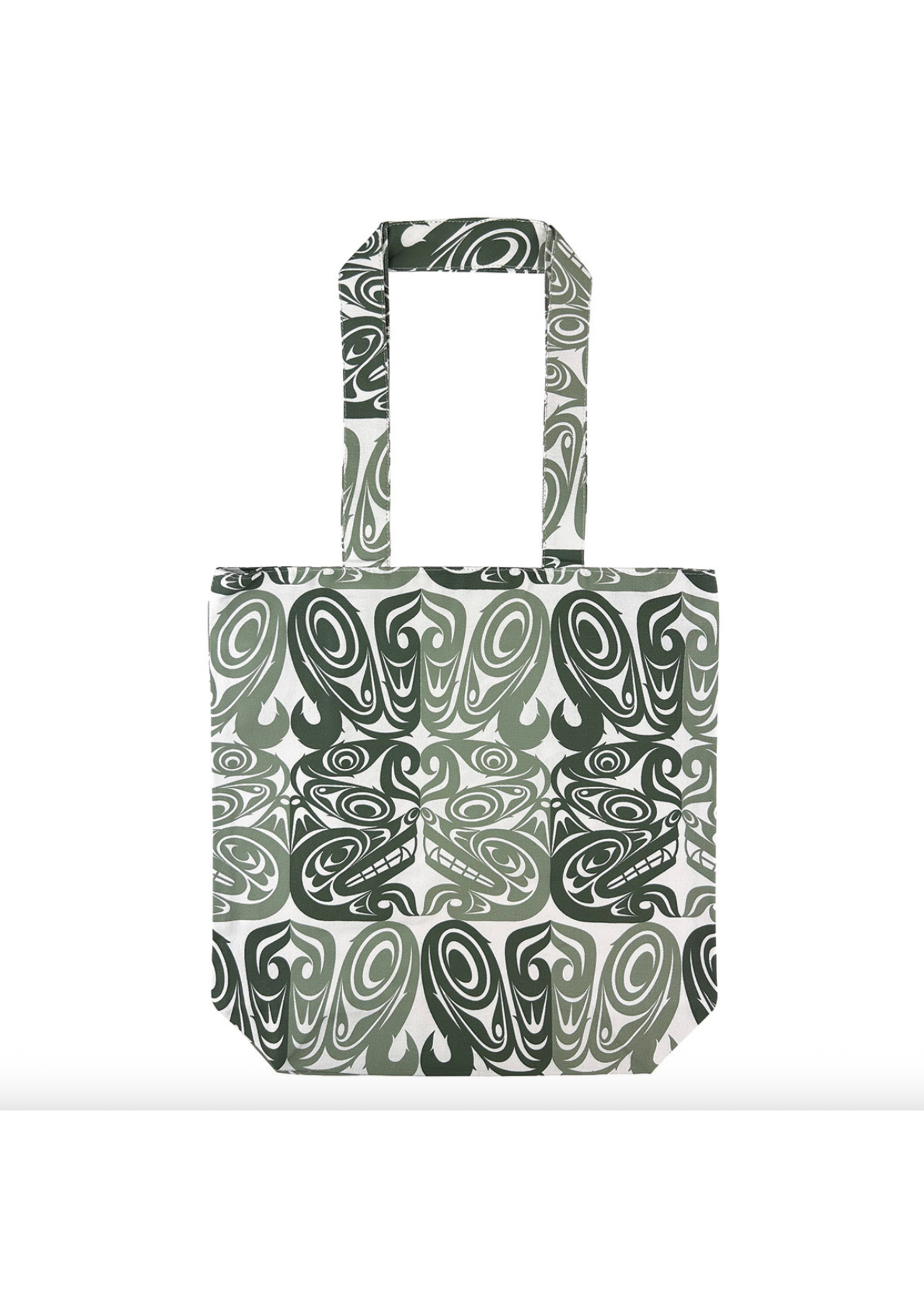 Native Northwest Everyday Canvas Tote Urban Wolf by Maynard Johnny Jr