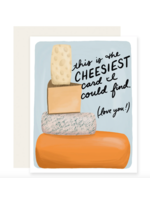 Slightly Stationery Cheesiest Love Card