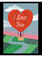 Laura Darrington Design Hot Air Balloon Greeting Card