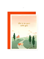 Joojoo Paper Life is So Good With You Walking Hearts