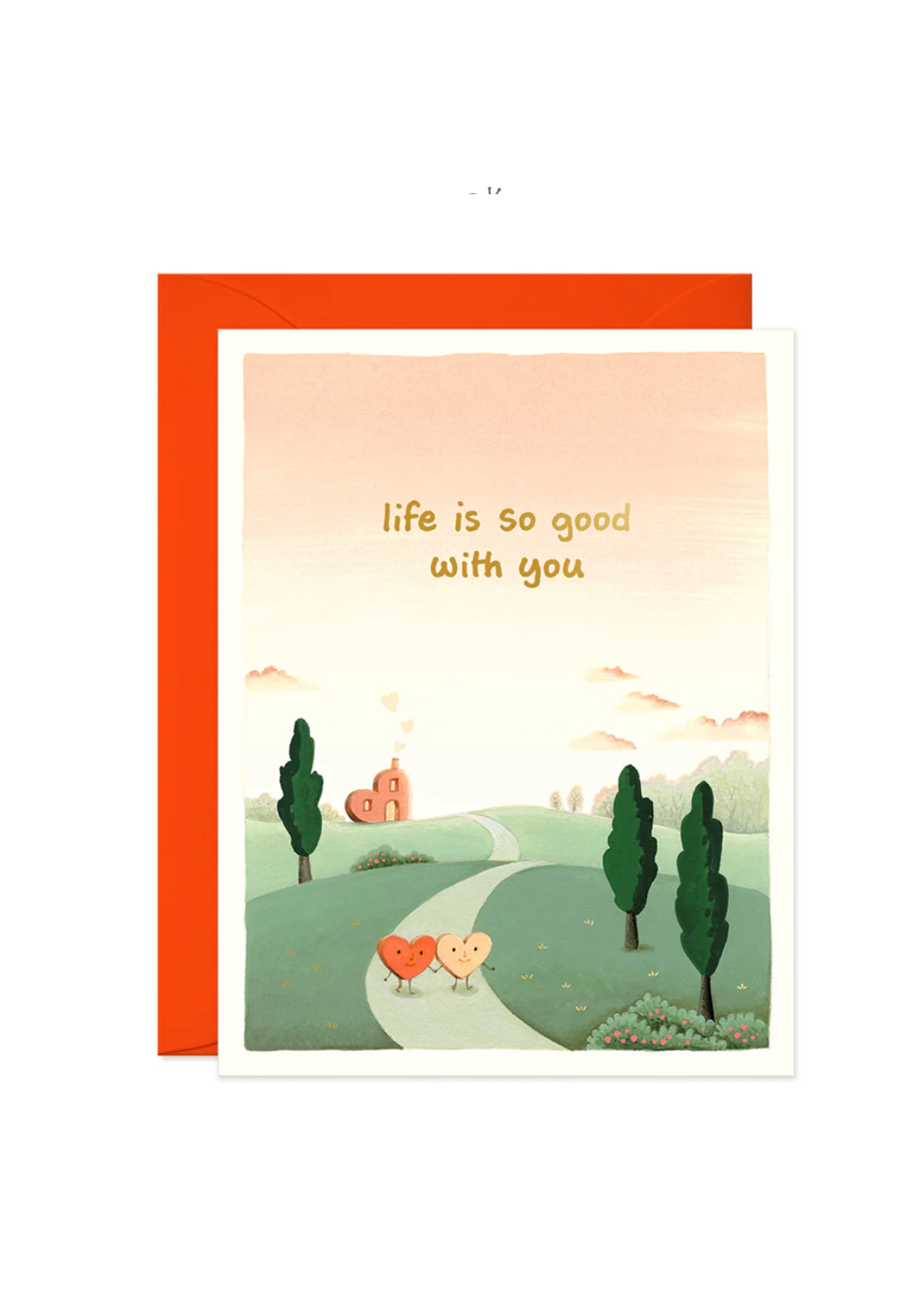 Joojoo Paper Life is So Good With You Walking Hearts