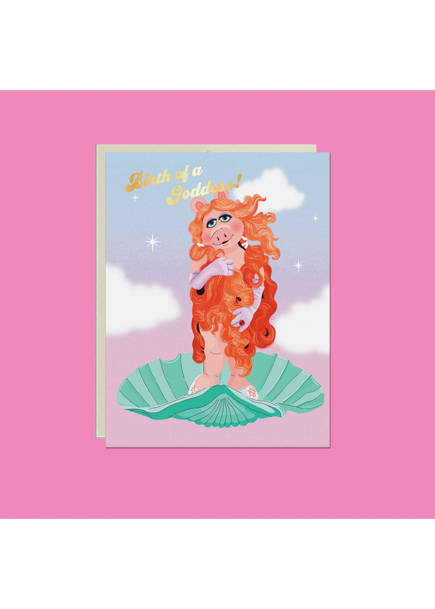 Lucky Goods Paper Birth of a Goddess Miss Piggy