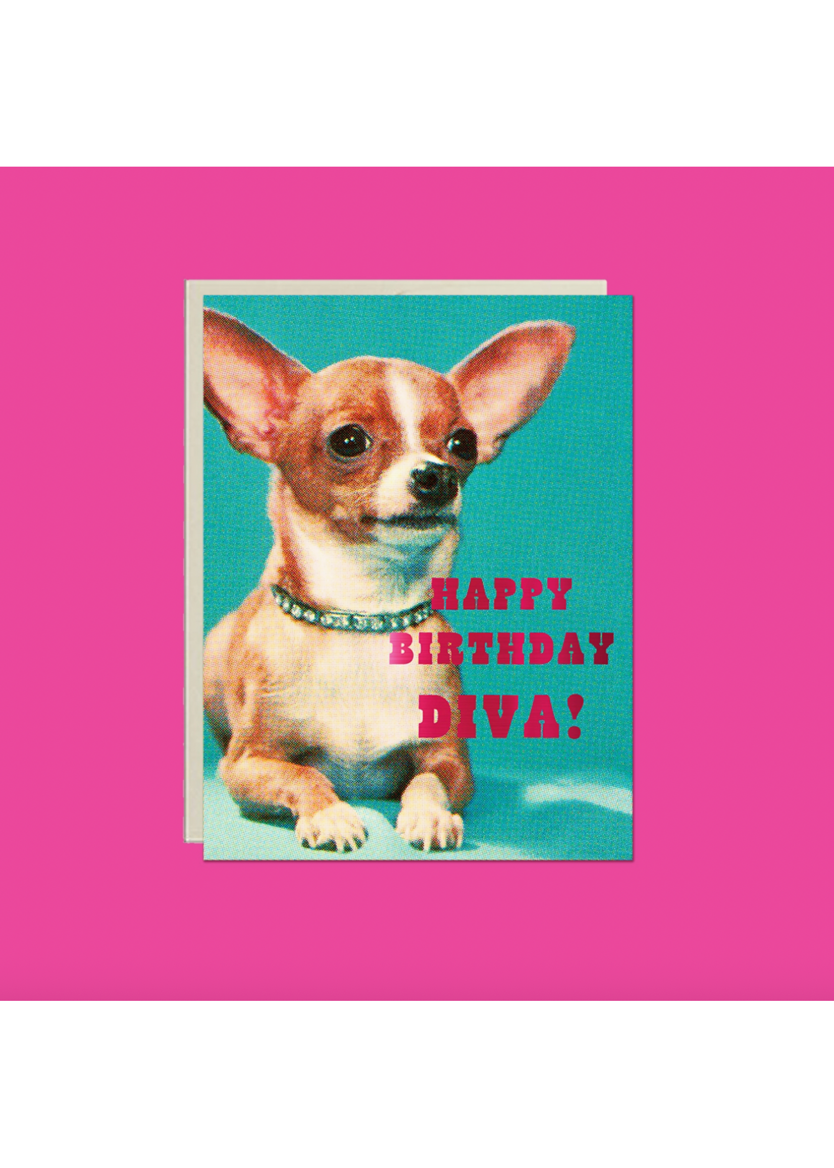 Lucky Goods Paper Birthday Diva Chihuahua