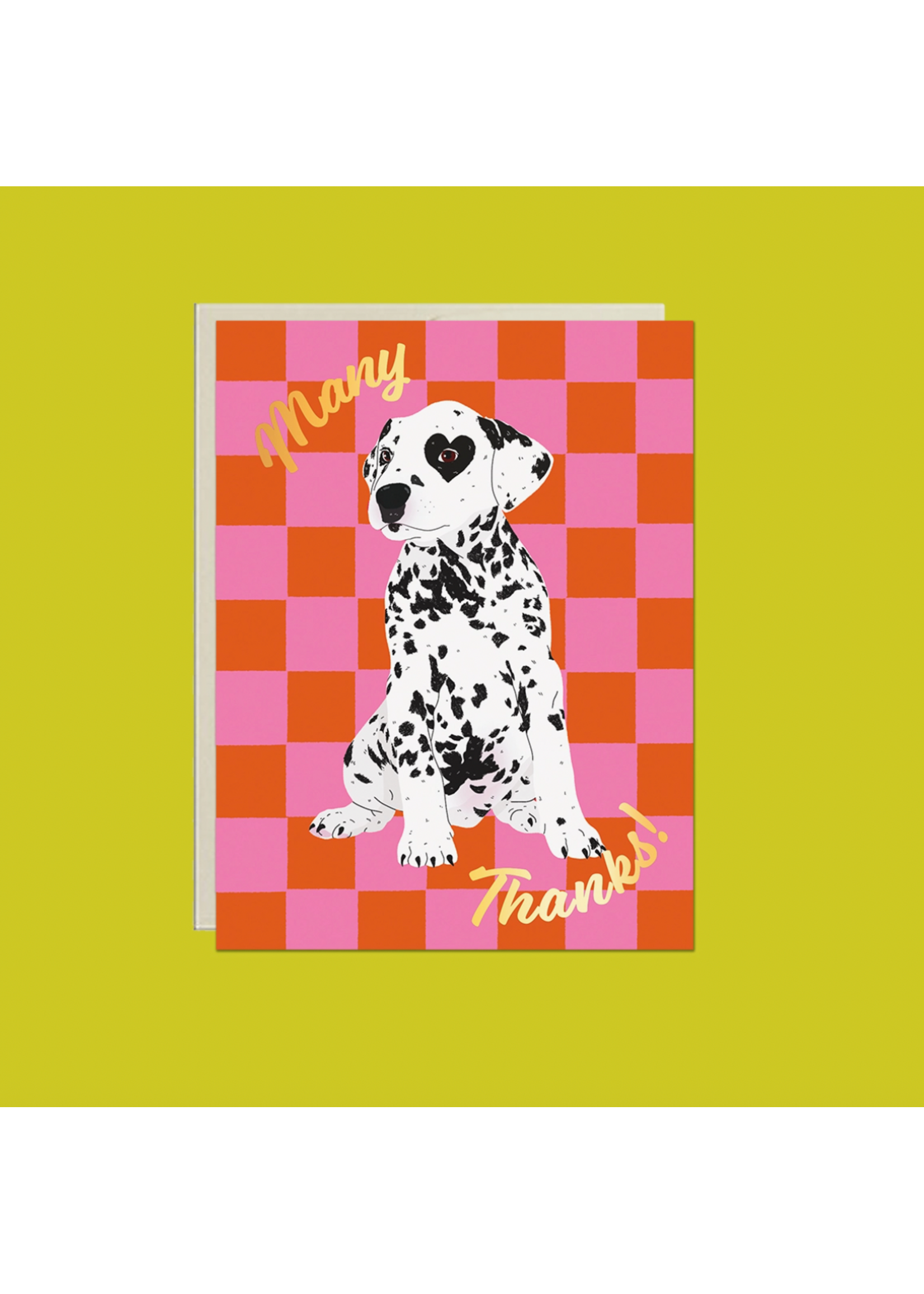 Lucky Goods Paper Many Thanks Dalmatian