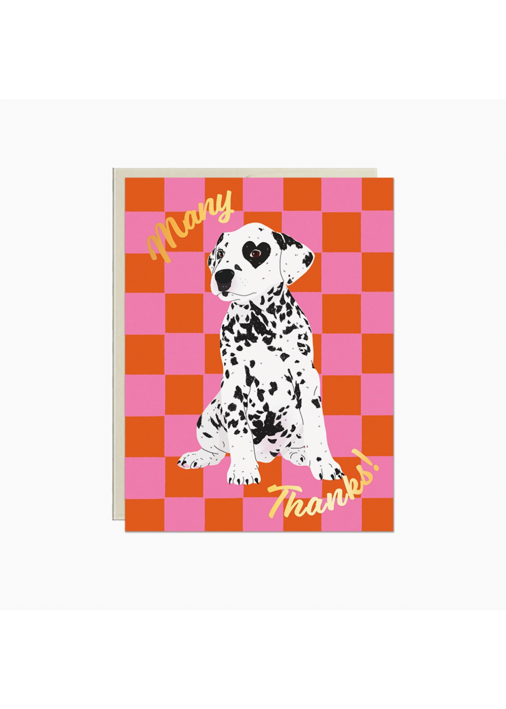 Lucky Goods Paper Many Thanks Dalmatian