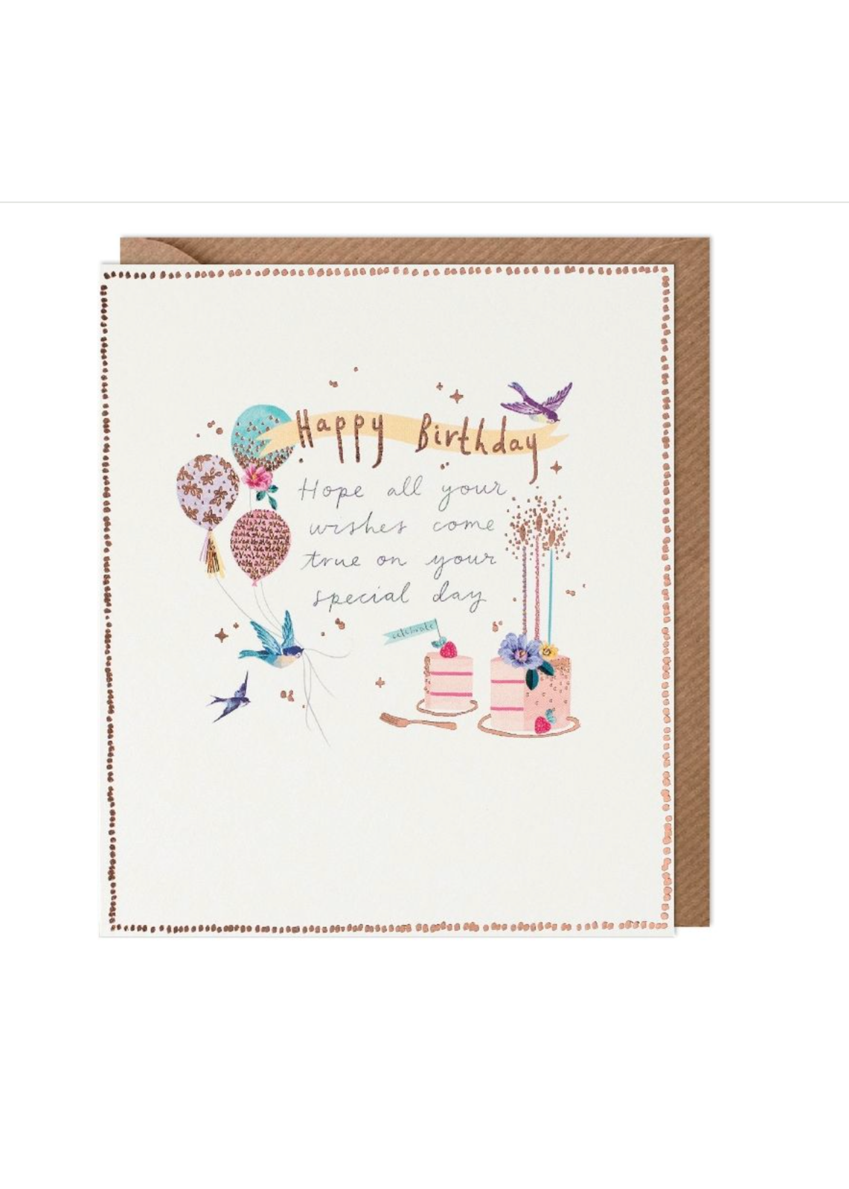 Paperlink Cake and Balloons Wishes Come True Special Day