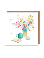 Paperlink Just For You Tea Fields of Gold Greeting Card