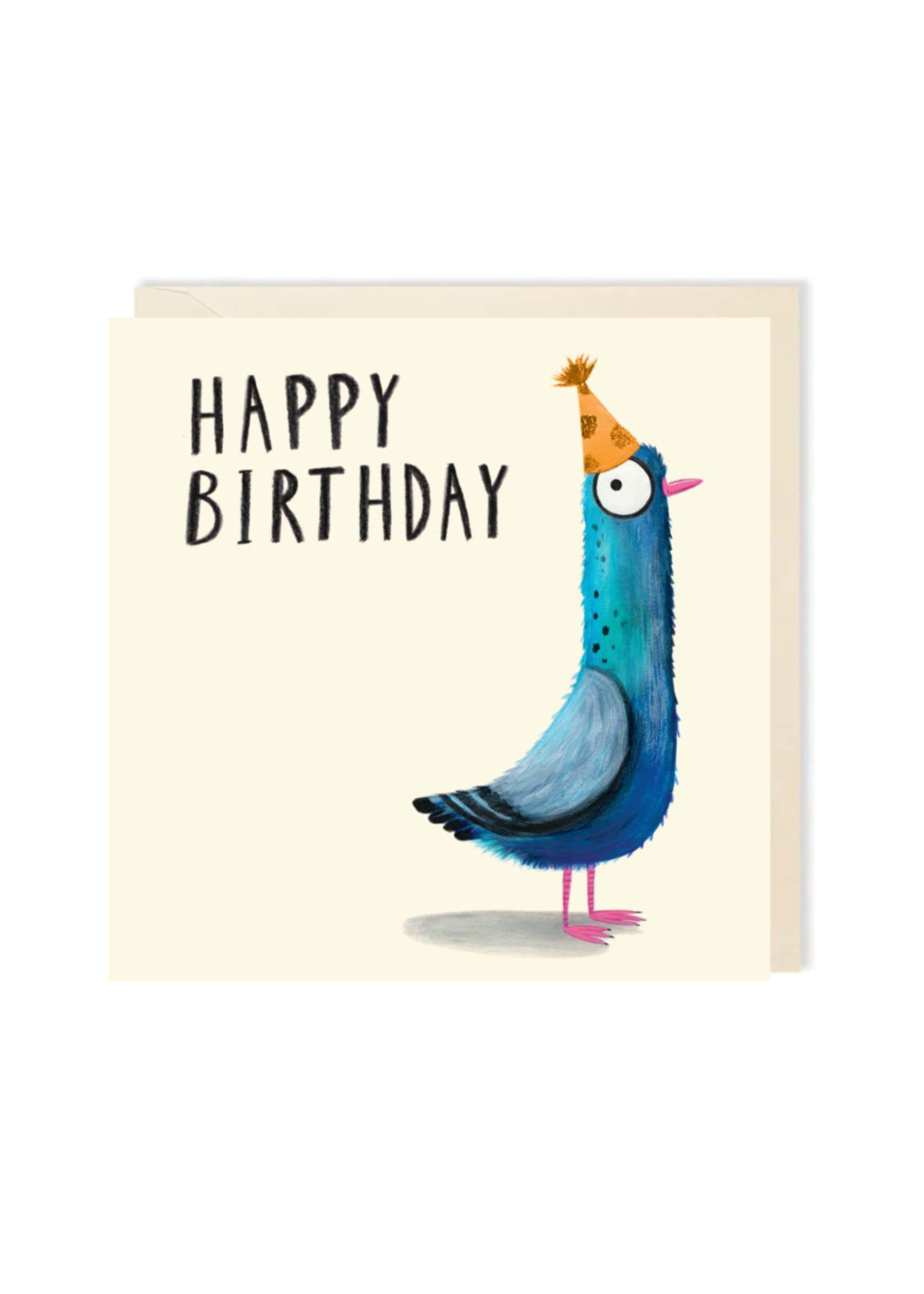 Charley Rabbit Studio Pigeon Birthday Greeting Card