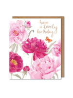 Paperlink Have a Lovely Birthday Peonies