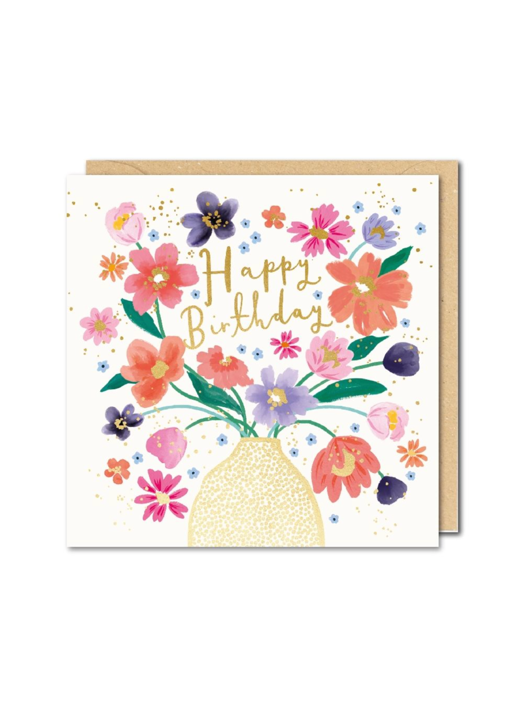 Paperlink Birthday Vase of Flowers