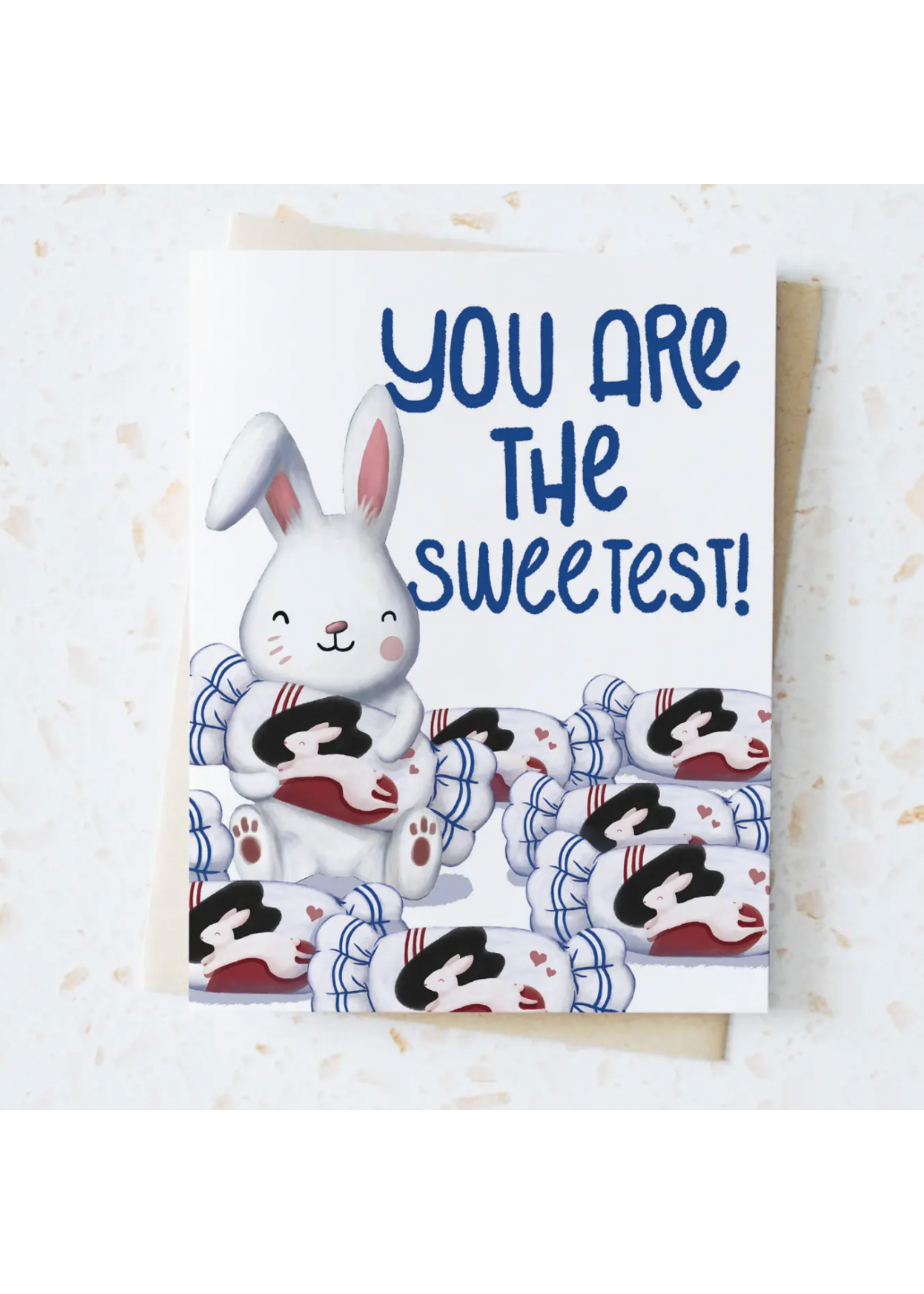 Hop & Flop You Are the Sweetest White Bunny Candy