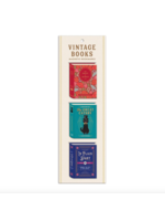 Galison Vintage Books Magnetic Bookmarks - Pack with 3 Magnets