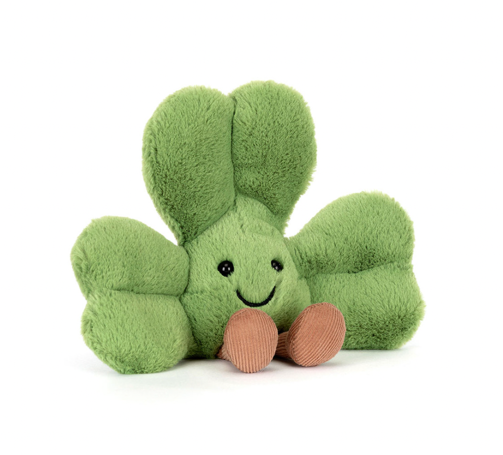  Shamrock ジェリーキャット　シャムロック　クローバー Amuseables Siofra Shamrock Jellycat - Bookmark, The Library Store
