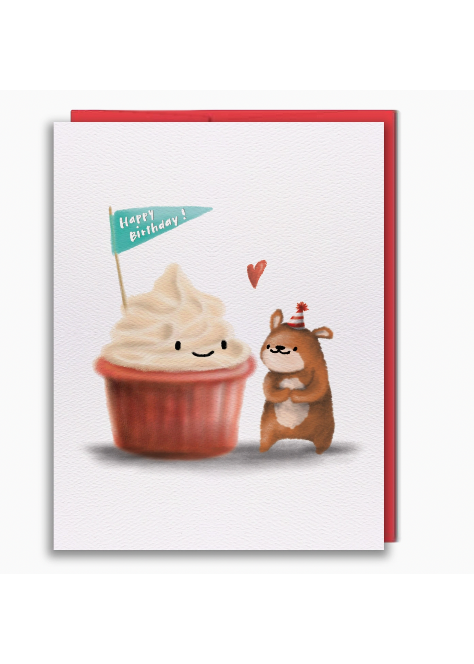 Studio Vcky Giant Cupcake Bear Happy Birthday