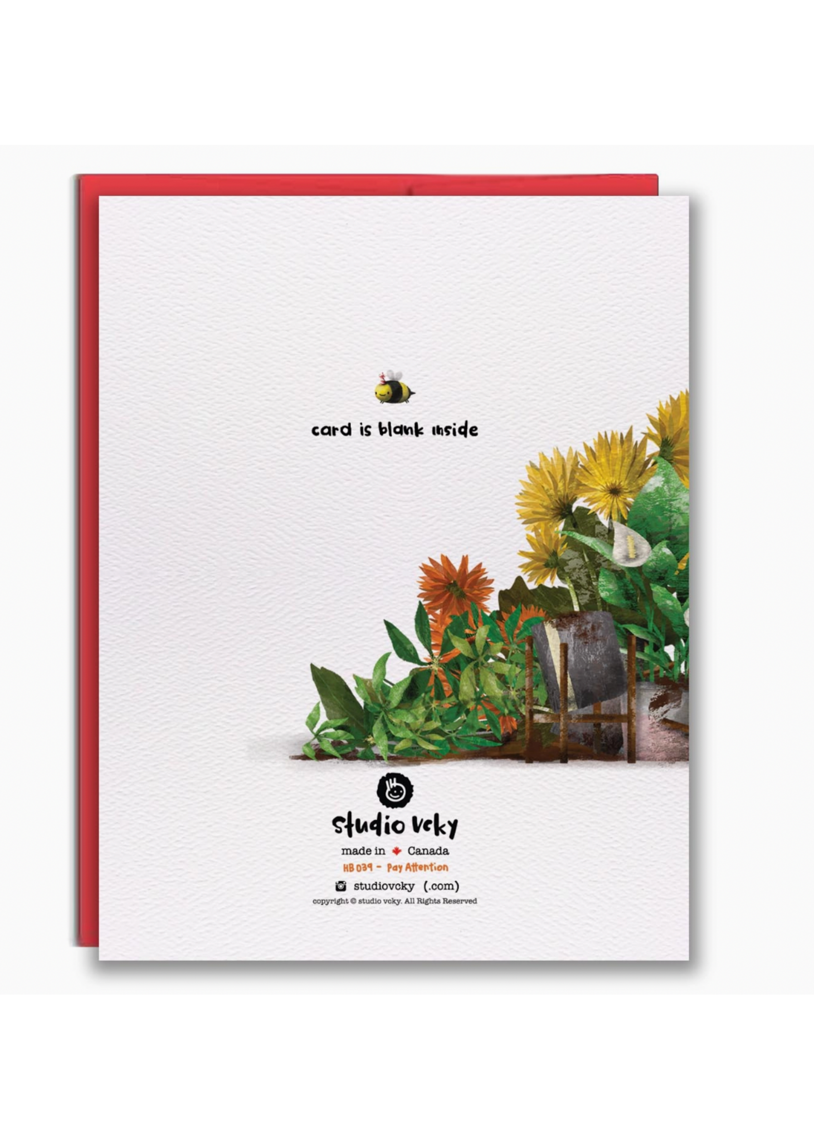 Studio Vcky Pay Attention To Me Cat Greeting Card