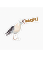 Pretty by Her Seagull Snacks Sticker