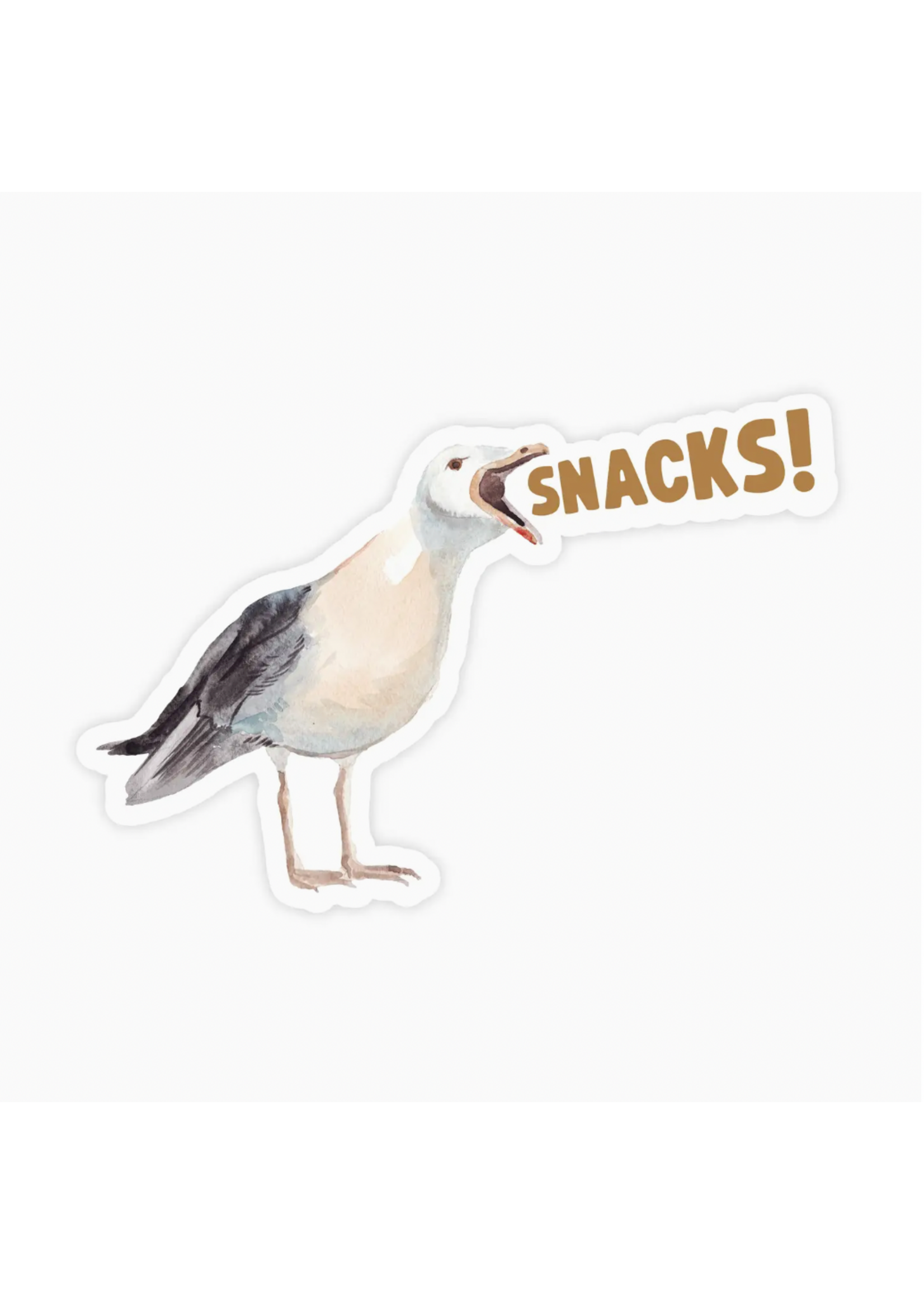 Pretty by Her Seagull Snacks Sticker